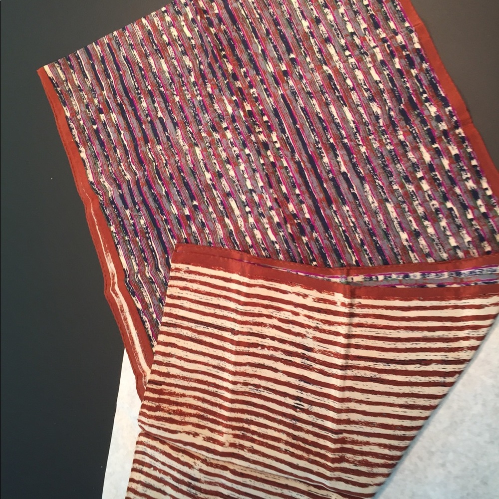 Dior oblong silk scarf